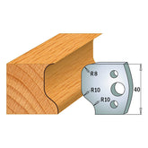 CMT 690.049 PROFILE KNIVES FOR INSERT SHAPER SYSTEM SP 1-37/64”x5/32” (40x4mm)